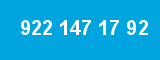 922 147 17 92 922 147 17 92